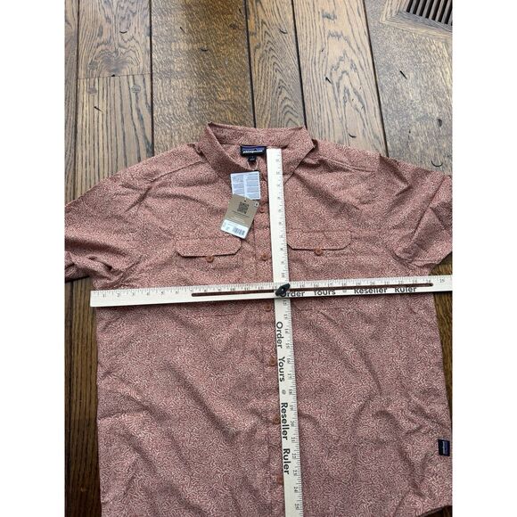 Patagonia Men's Self-Guided Hike Shirt Journeys Fertile Brown NWT Size Large - Picture 5 of 11